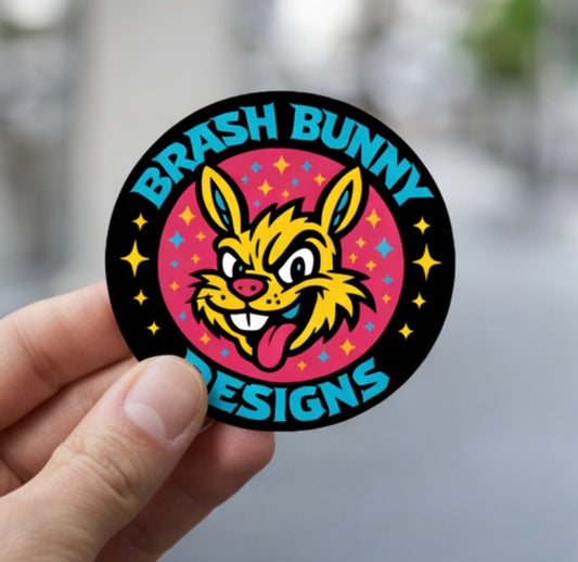 3" Brash Bunny Decals